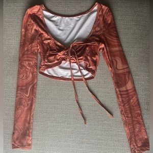 Shein, long sleeve, cropped top! Size small, barely worn!